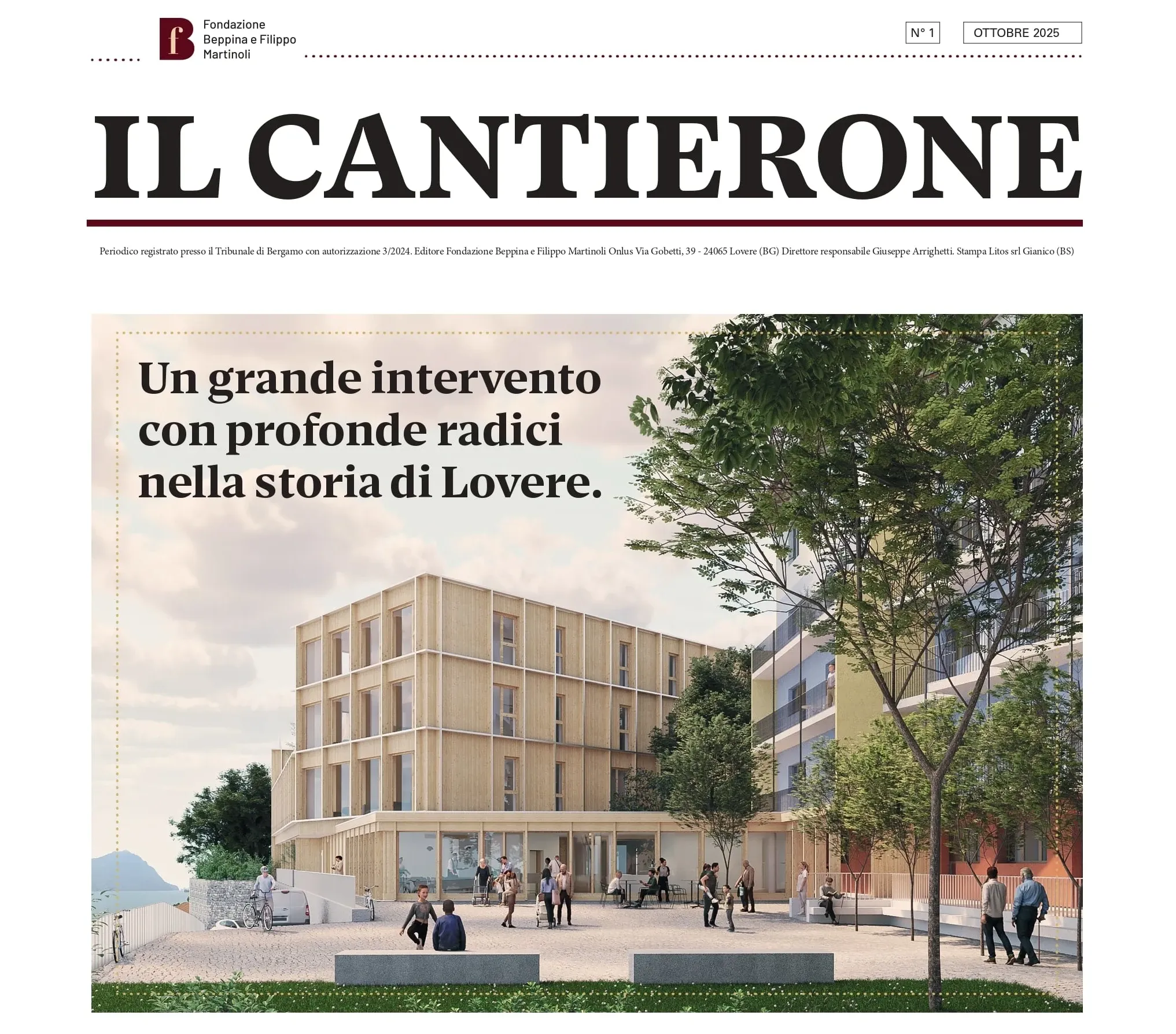 Fondazione martinoli - Il Cantierone - Numero 01